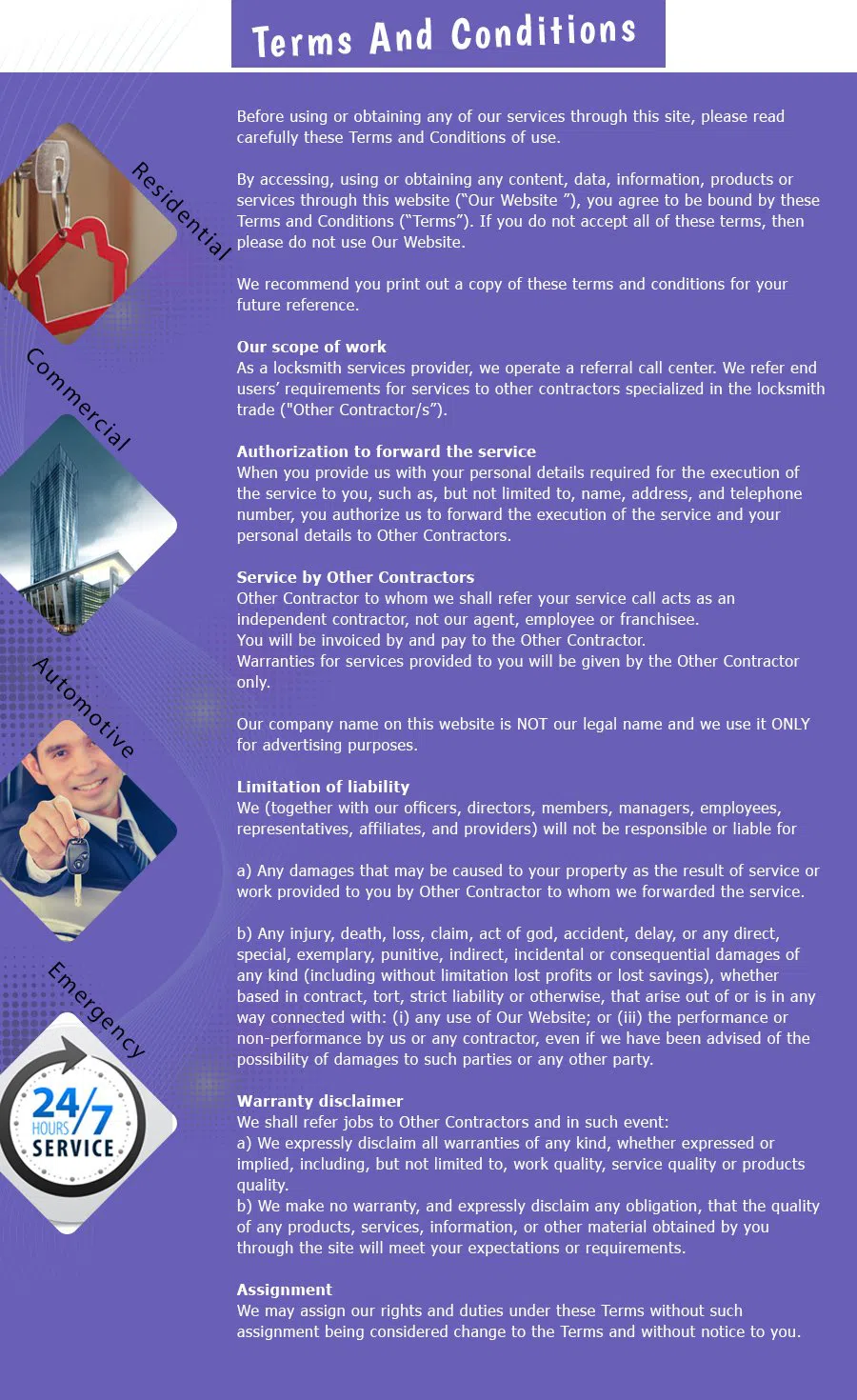 Des Plaines Locksmith Store, Des Plaines, IL 847-462-7238 - terms-and-condition-n-19